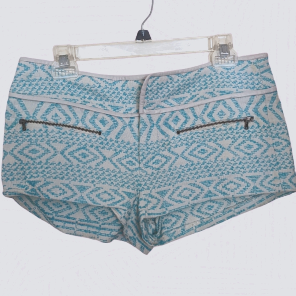 Zara tribal print mini shorts